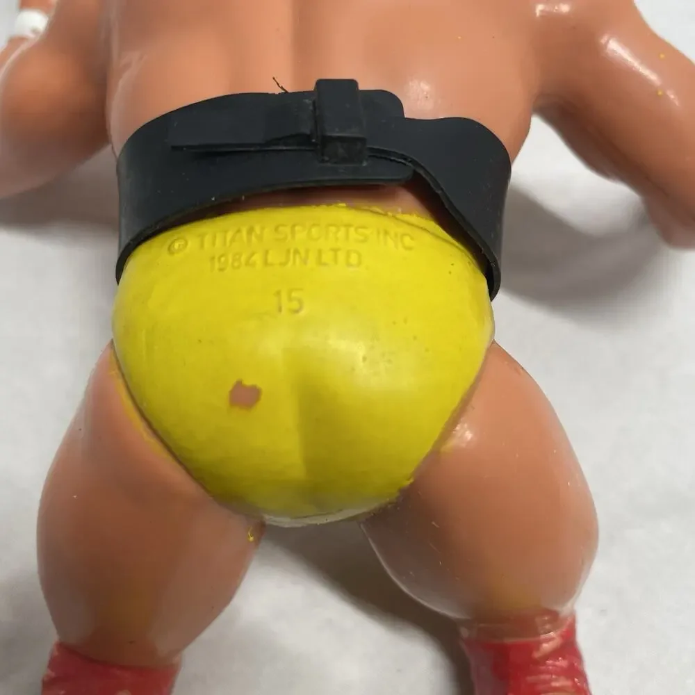 Vintage WWF 1984 Hulk Hogan Wrestling Superstar Figure LJN Titan Sports